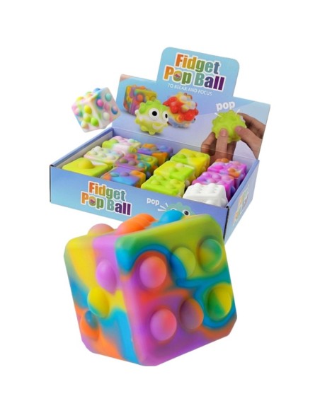Silicone Popping Game Dice (12pcs)