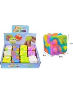 Silicone Popping Game Dice (12pcs)