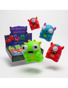 Soft Rubber Squinting Monsters (12pcs)