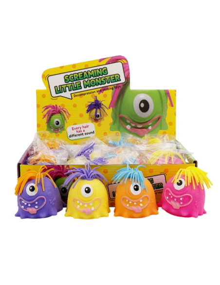 Squishy Flour Pulling Hair Monsters (12pcs)