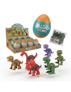 Eggs Pullback Cute Dinosaur Car (12pcs)