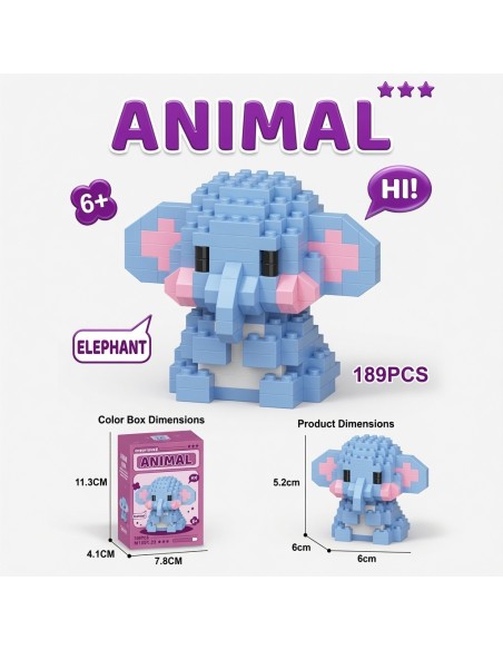 Elephant Building Blocks 189Pcs