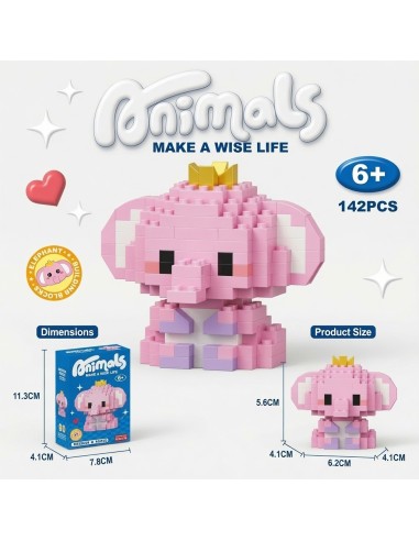 Little Elephant Building Blocks 142Pcs