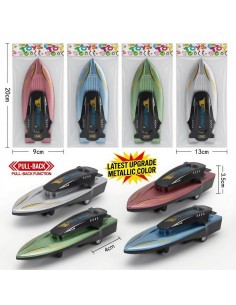 Metal Color Pullback Speedboat