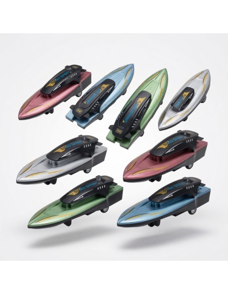 Metal Color Pullback Speedboat