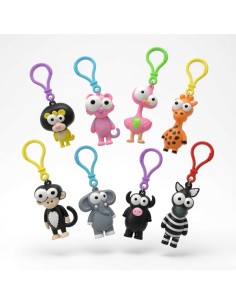 Pop-eyed Animal Keychain