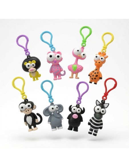 Pop-eyed Animal Keychain