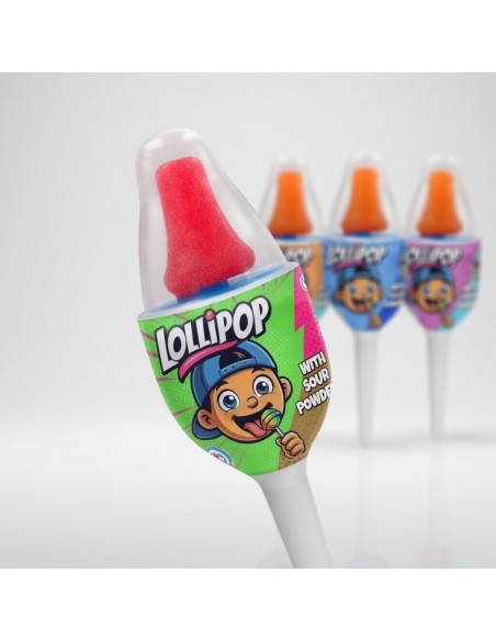 Sour Powder Stick Lollipop