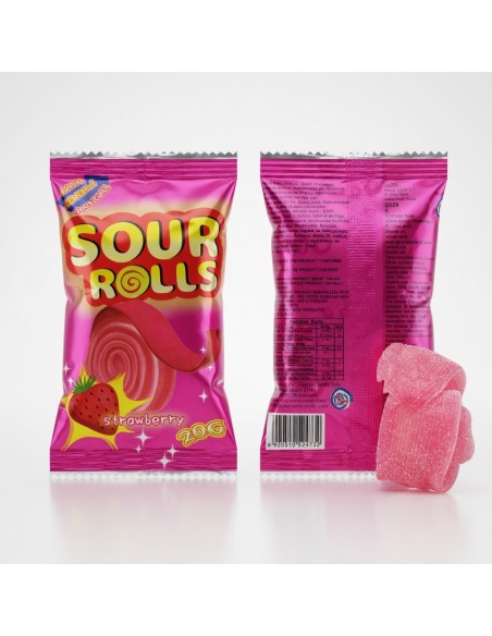 Sour Roll Strawberry