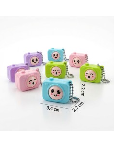 Mini Cartoon Face-Changing Camera Keychain 2