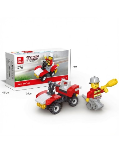 Fire Engine Puzzle Building Blocks 46pcs
