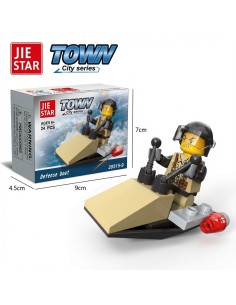 Defense Boat Building Blocks 24pcs
