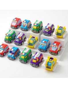 Multiple Pullback Cartoon Cars