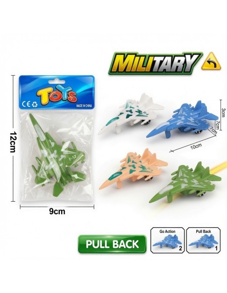 Solid Color Pullback Fighter