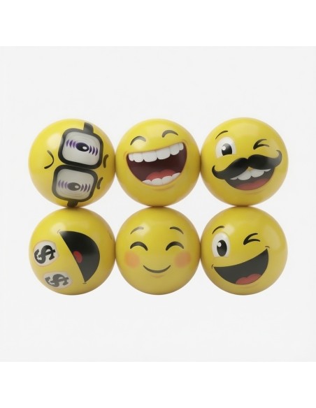 10cm PU Balls Smiley