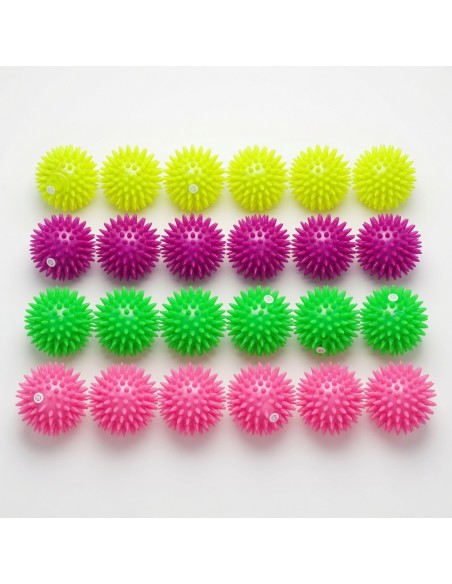 6.5cm Flashing Solid Color Spiky Ball