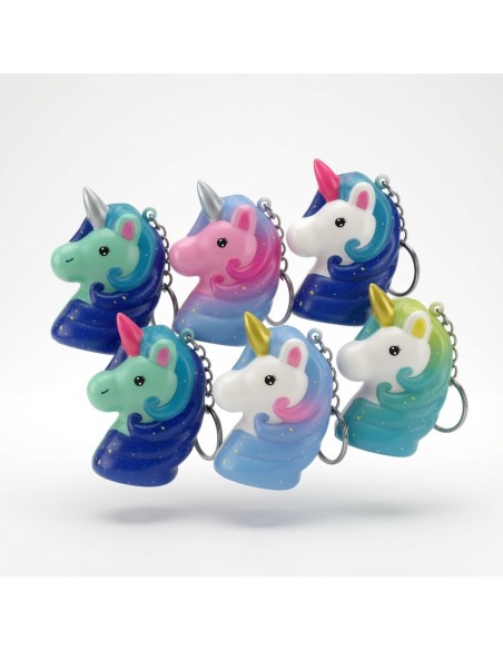 PU Unicorn Toy With Keychain