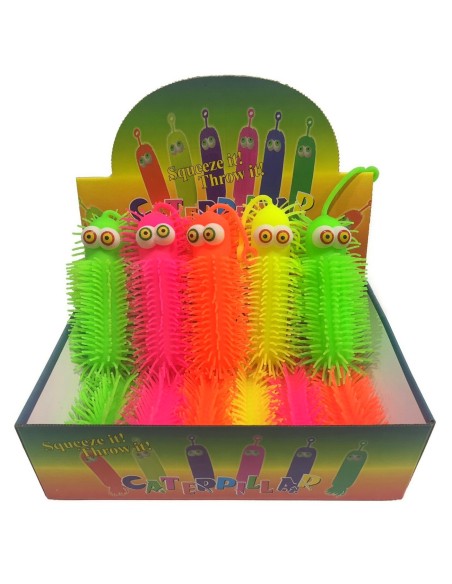 17cm Flash Eyes Popped Out Caterpillars (12Pcs)