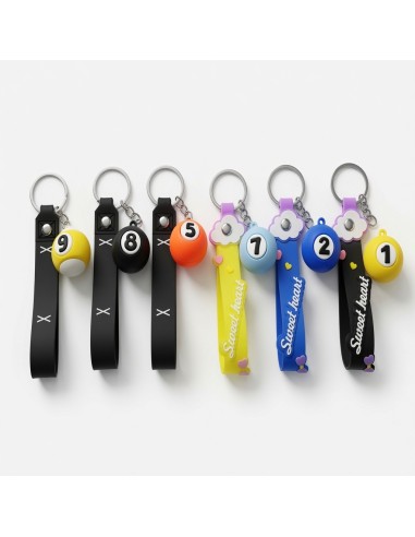 Snooker Balls With Keychain
