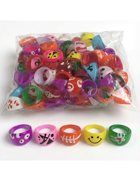 Colorful Acrylic Rings