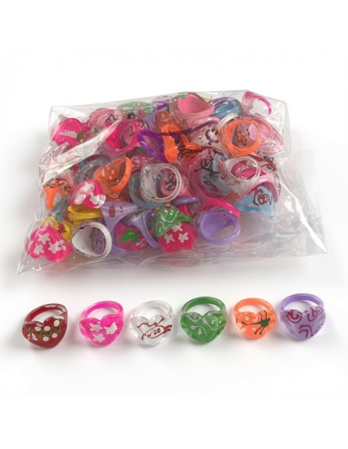 Colorful Acrylic Rings