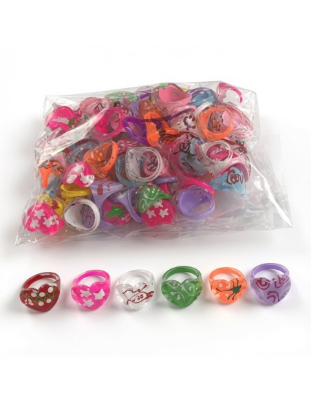 Colorful Acrylic Rings