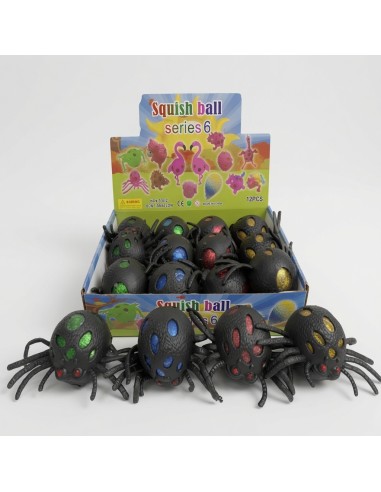 Squishy Black Spiders