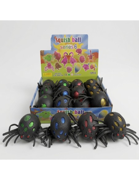 Squishy Black Spiders