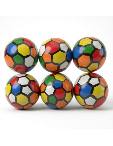 10cm PU Balls Rainbow