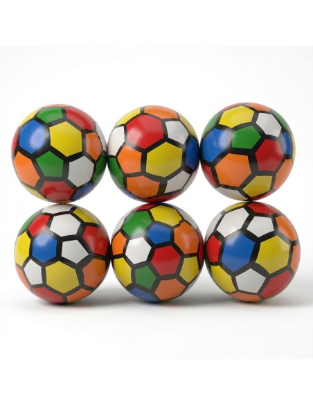 10cm PU Balls Rainbow