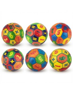 10cm PU Balls Coloured Numbers