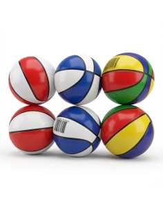 10cm PU Balls Coloured Basketball