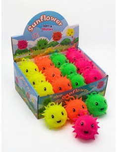 7.5cm Flash Soft Rubber Fluffy Balls  (12pcs)