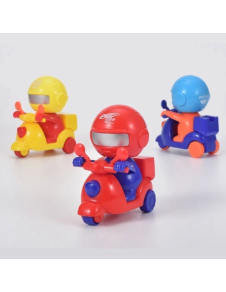 Solid Color Inertia Delivery Tricycles (12pcs)