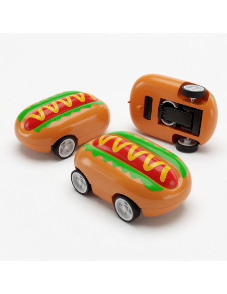 Solid Color Pullback Hot Dog Cart