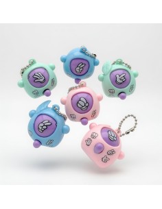 Mini Rock Paper Scissors Egg Hanging Chain