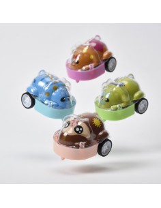 Transparent Pullback Cartoon Dinosaur Car