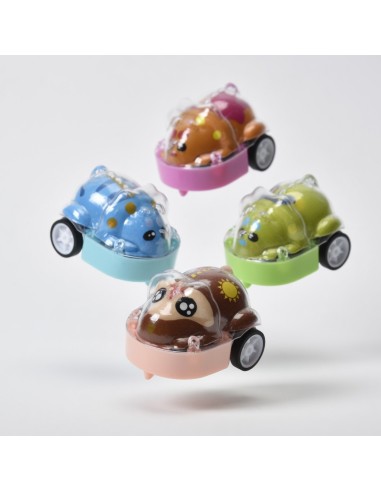 Transparent Pullback Cartoon Dinosaur Car