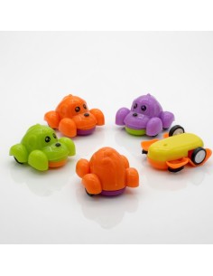 Solid Color Pullback Cartoon Big Mouth Monkey