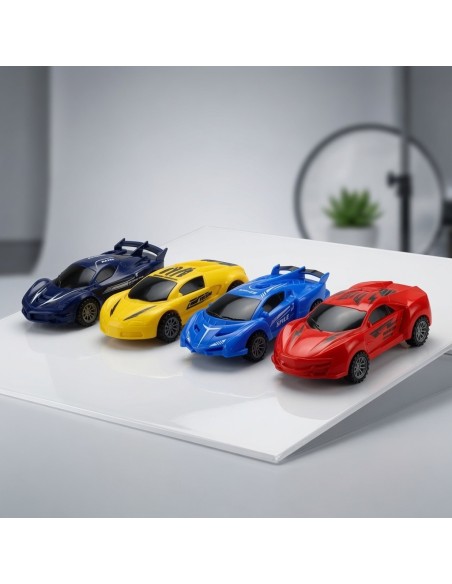 Solid Color Transfer Printing Sliding Racing Cars