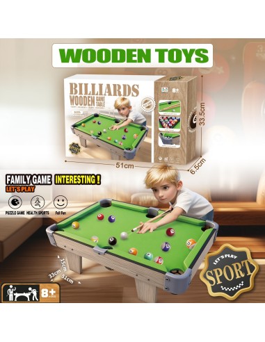 Wooden Table Billiard