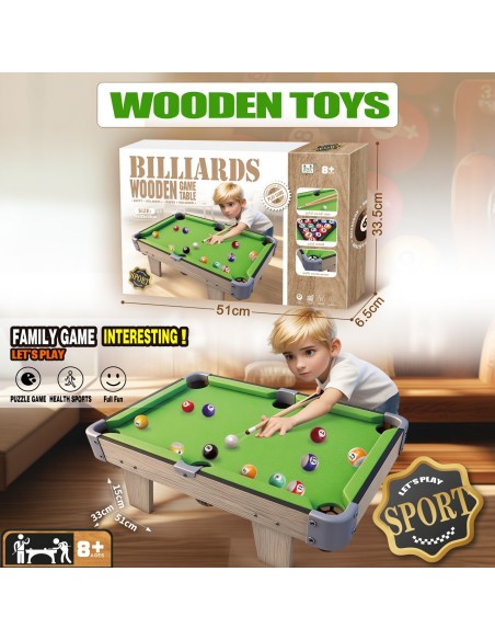 Wooden Table Billiard