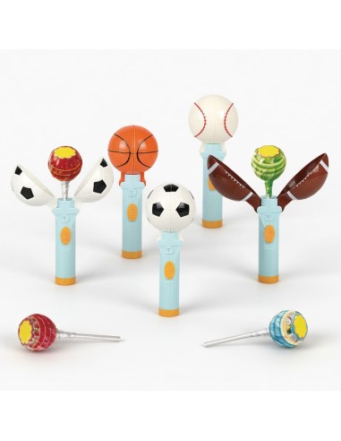 Sports Ball Lollipop Holders (24pcs)