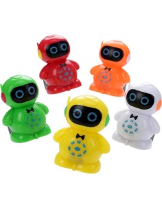 Solid Color Pullback Robot Cars