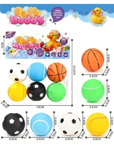 Vinyl Wistle Balls (6 Pcs) 2