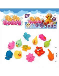 Vinyl Whistle Cartoon Animals (12 Pcs) 2