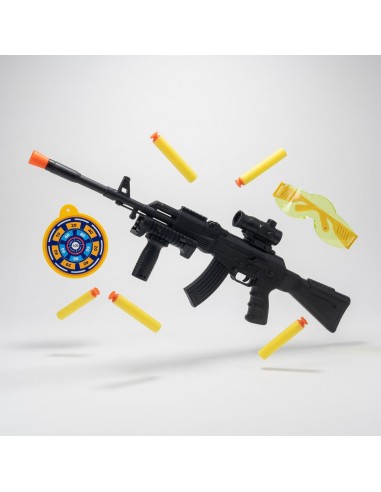 Eva Soft Bullet Gun With Glasses Target