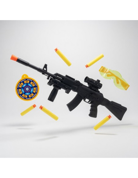 Eva Soft Bullet Gun With Glasses Target