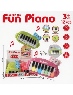 Lights, Music, Cartoon animals, Electronic keyboard (12pcs)