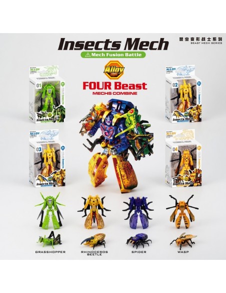 Alloy Insect Deformation Robots